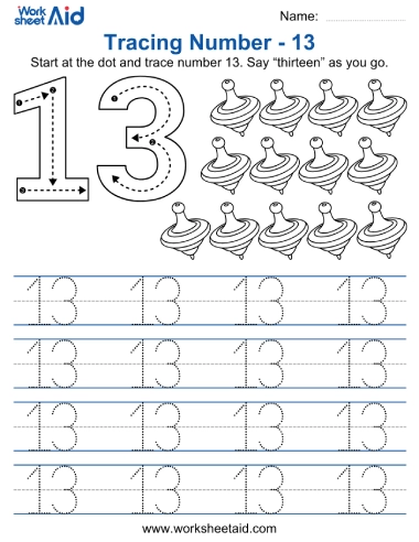 Tracing Number - 13