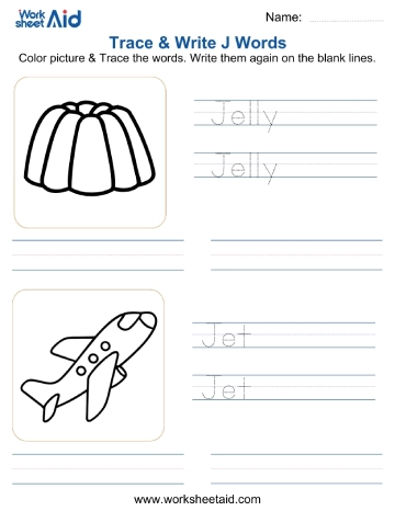 Alphabet J Words
